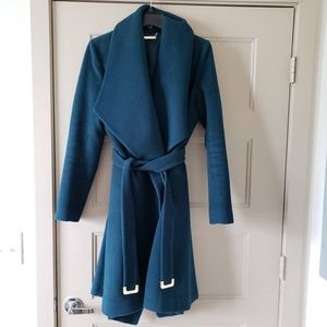 Authentic Diane Von Furstenberg Wool Wrap Coat